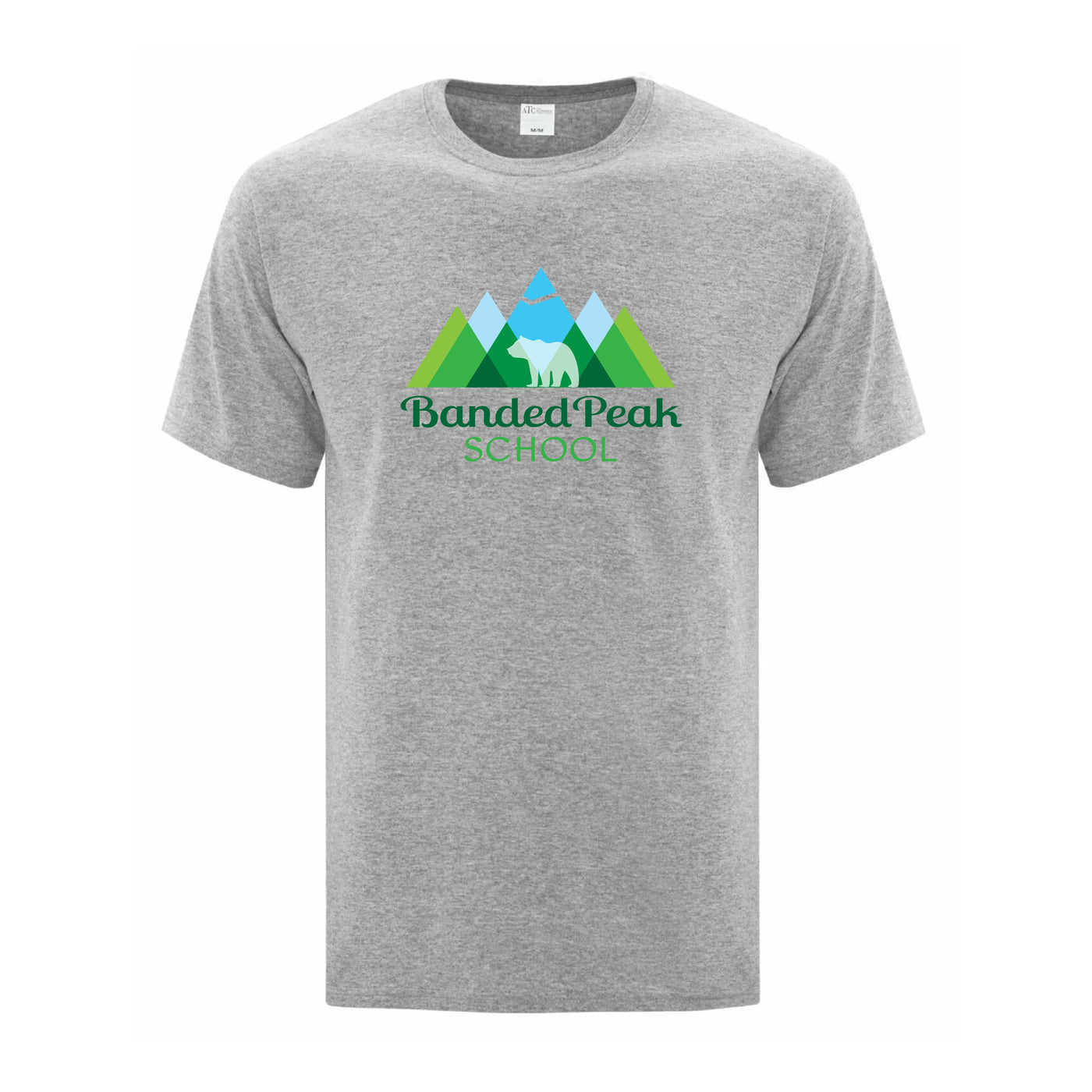 Banded Peak School - Logo Tee - Technical T-Shirt (Grey)