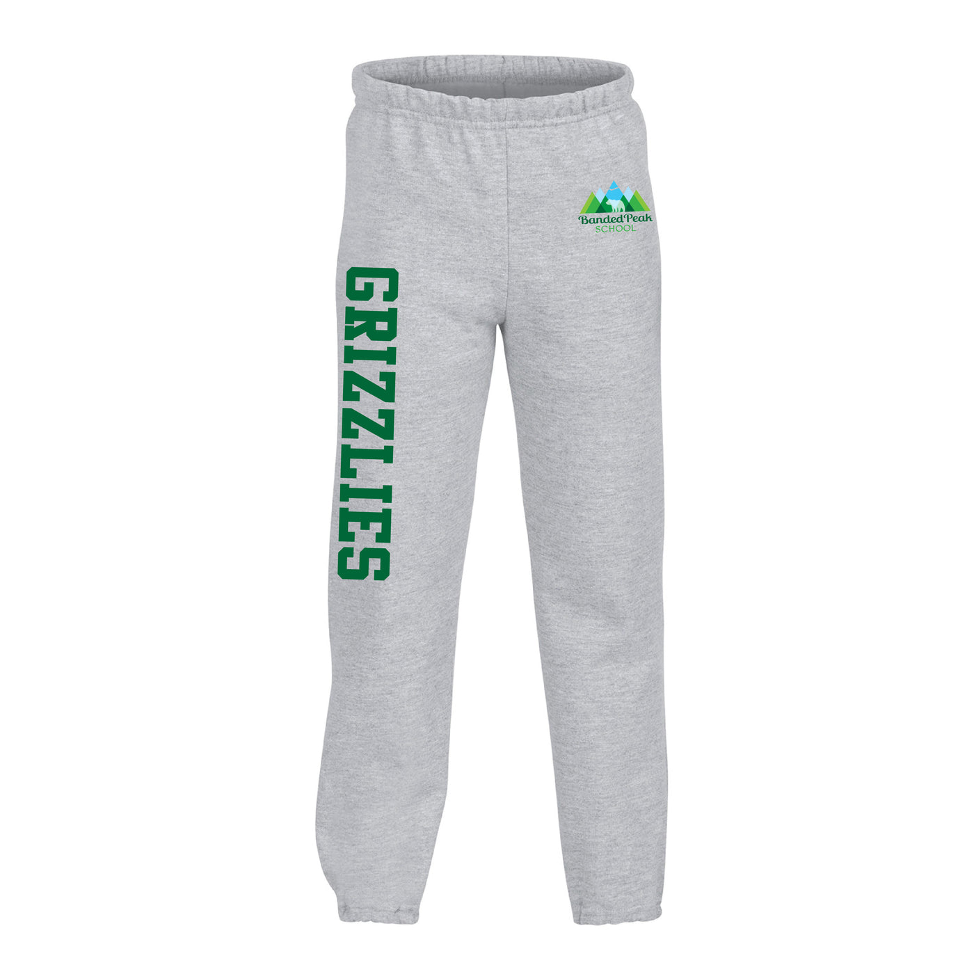 Banded Peak School - Pantalon de survêtement avec logo pour jeunes (Gris)