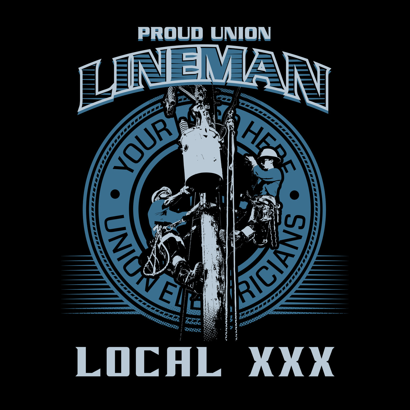 Proud Union Lineman