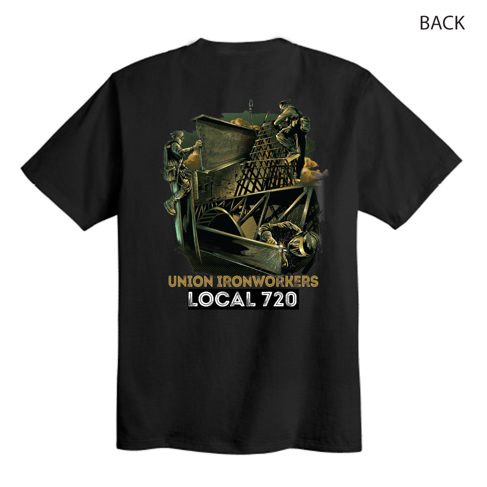 Ironworkers Local 720 - In Good Company T-Shirt (Black)