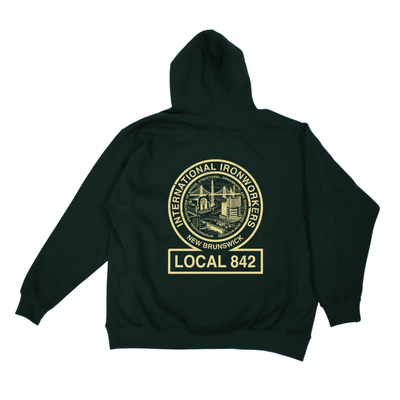 Ironworkers Local 842 Hoodie (Forest)