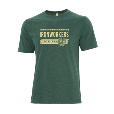 Ironworkers Local 842 T-Shirt Short sleeve (Forest Green)