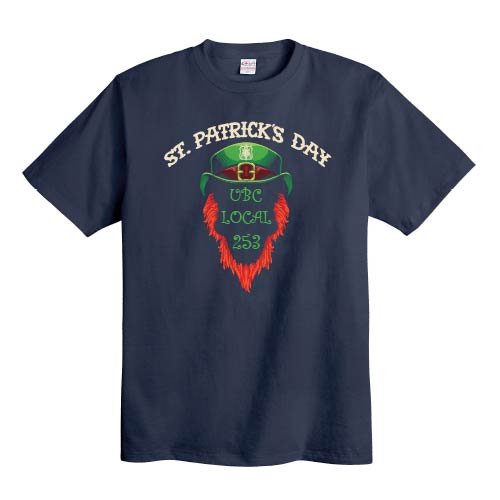 UBC 253 Leprechaun Beard - Unisex T-Shirt (Navy)