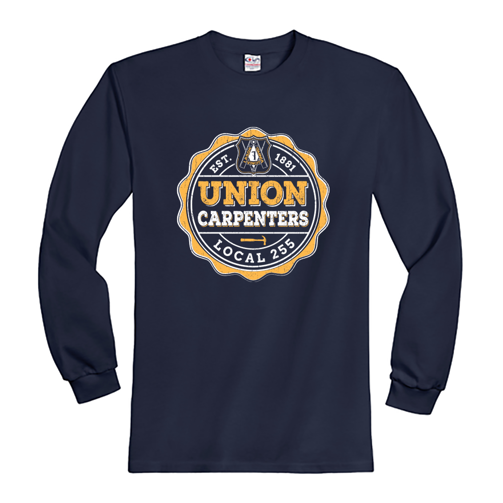 UBC 255 - Bulldog Athletic (Gold) Union Made Long Sleeve