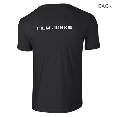 T-shirt Film Junkie - Noir