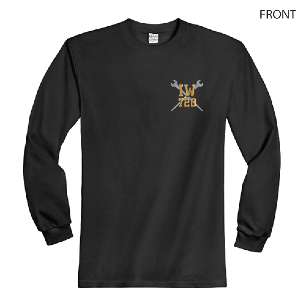 Ironworkers Local 720 - Metal Equinox Long Sleeve T-Shirt (Black)