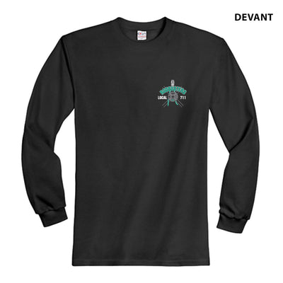 Ironworkers Local 711 - Reinforcer Long Sleeve T-Shirt (Black)