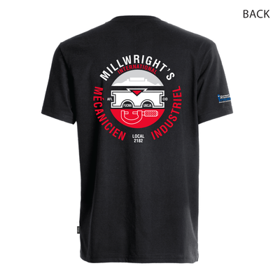 Millwrights / mécanicien industriel, Local 2182 - T-Shirt (Noir)