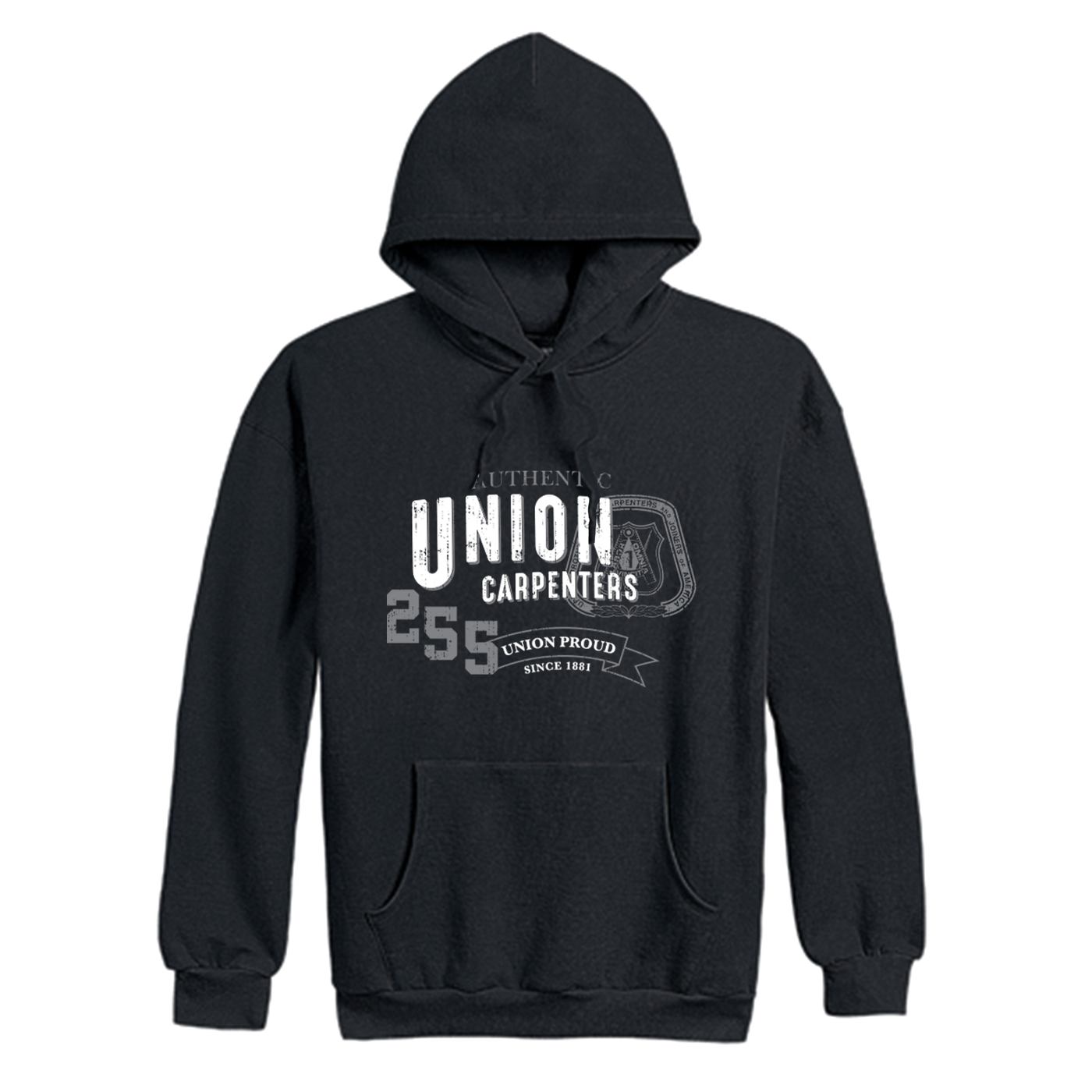 UBC 255 - Campus Union Made Black Hoodie