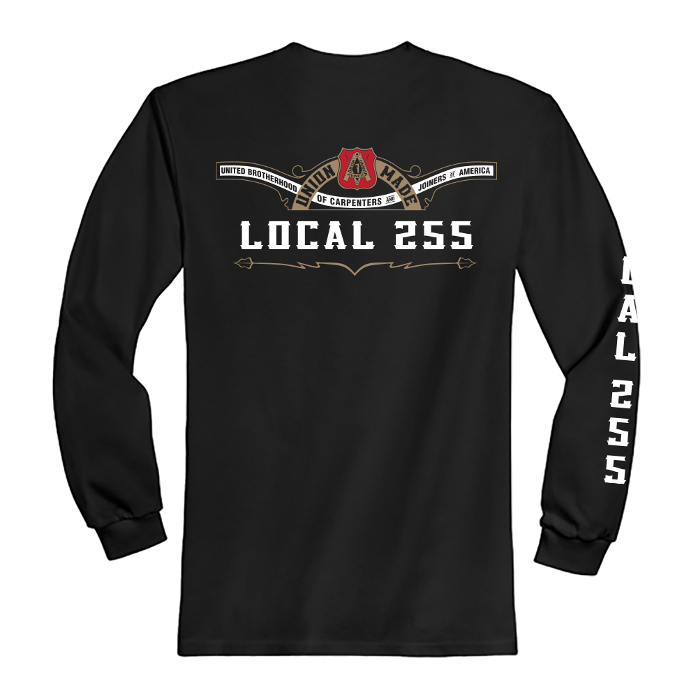 UBC 255 - Conqueror Union Made Black Long Sleeve