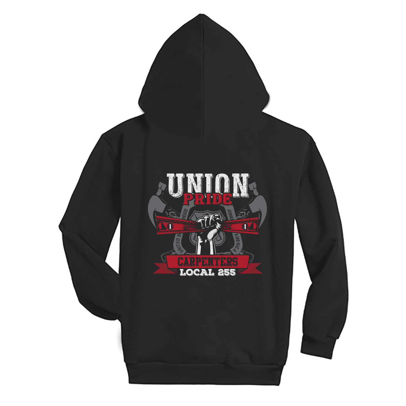 UBC 255 - Fist Of Fury Union Made Black Hoodie