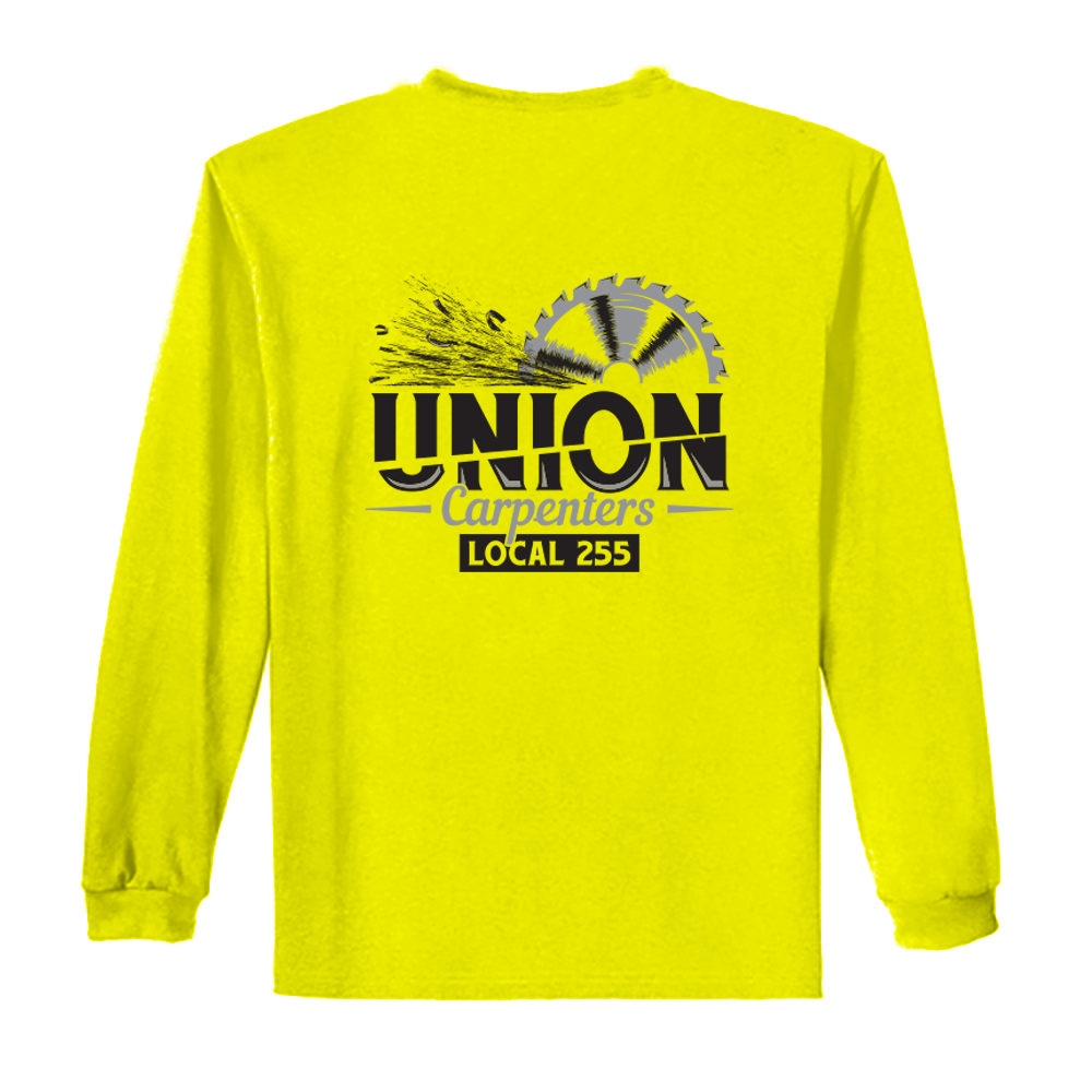 UBC 255 - Half Time Union Made Safety Long Sleeve