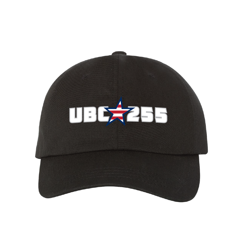 UBC 255 - Chapeau noir Sharp Crest Union Made